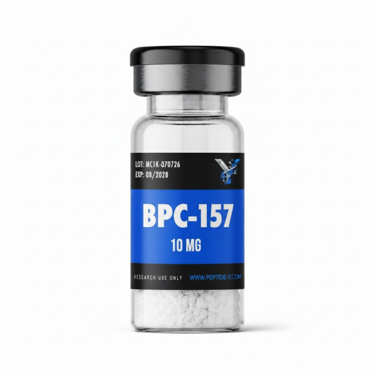 BPC-157 10 mg research lyophilized powder vial