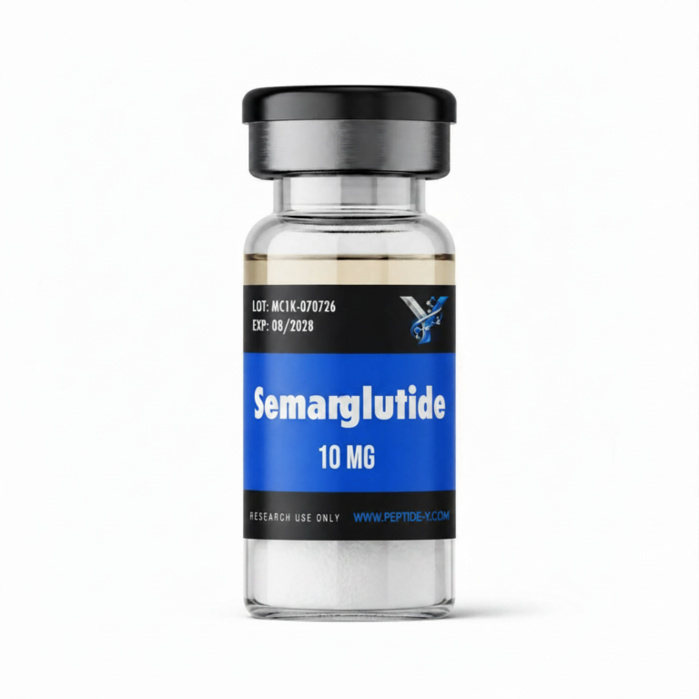 Semaglutide 10 mg research lyophilized powder vial